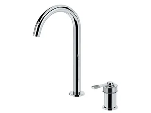 ATELIER - Single handle countertop bridge mixer _ Remer Rubinetterie